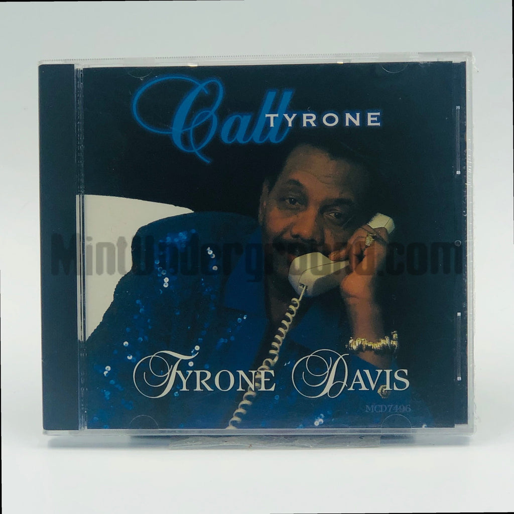 Tyrone Davis – Call Tyrone CD, front cover