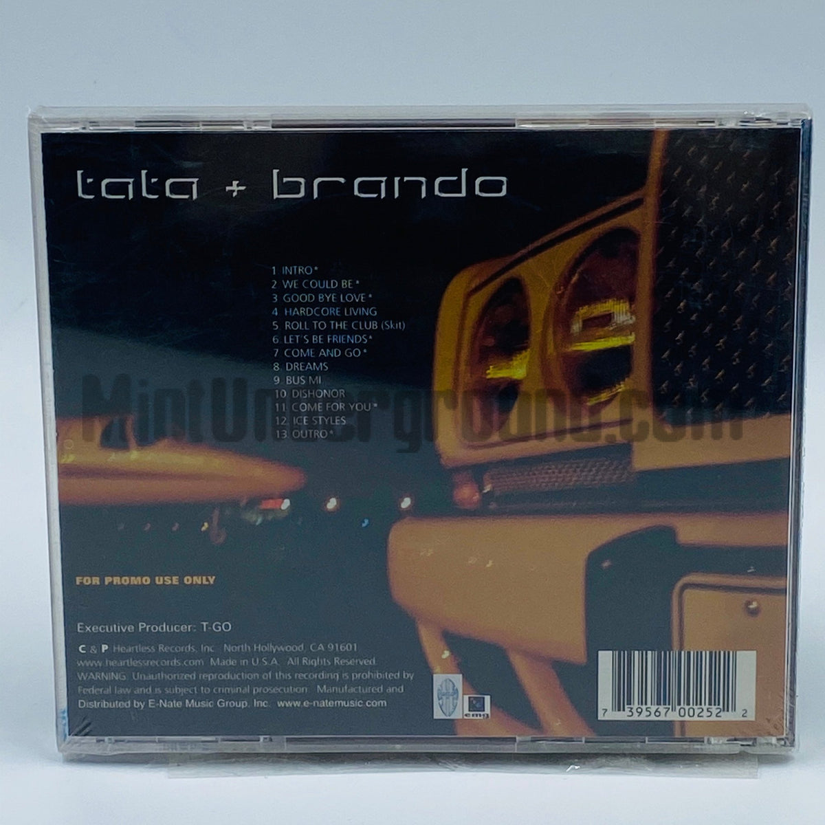 Tata & Brando – Tata And Brando CD, back cover
