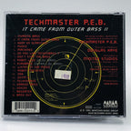 Techmaster P.E.B – It Came From Outer Bass II CD, back cover