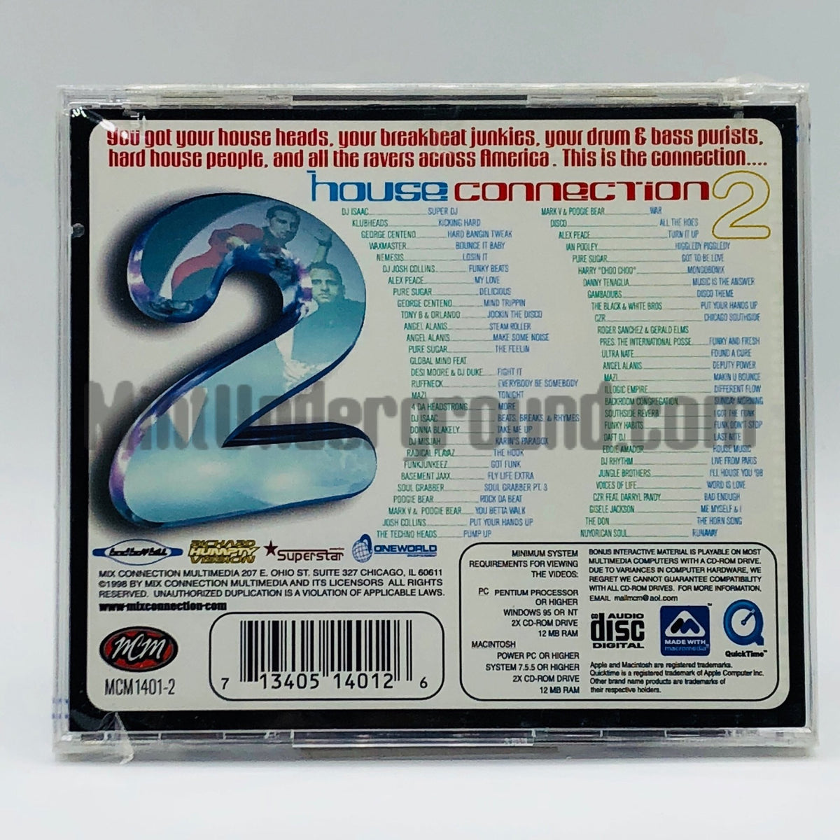 Bad Boy Bill & Richard "Humpty" Vission – House Connection2 CD, back cover
