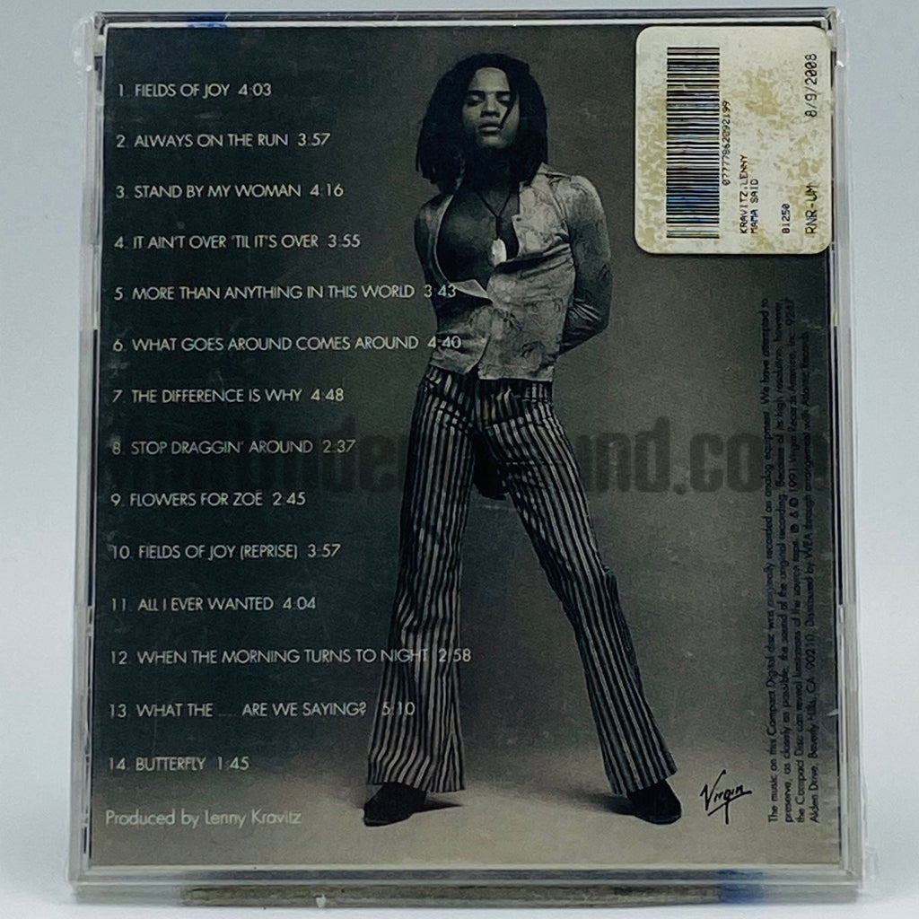 Lenny Kravitz Mama Said Cd Mint Underground