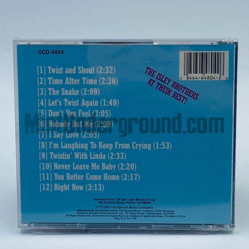 The Isley Brothers – At Their Best CD, back cover