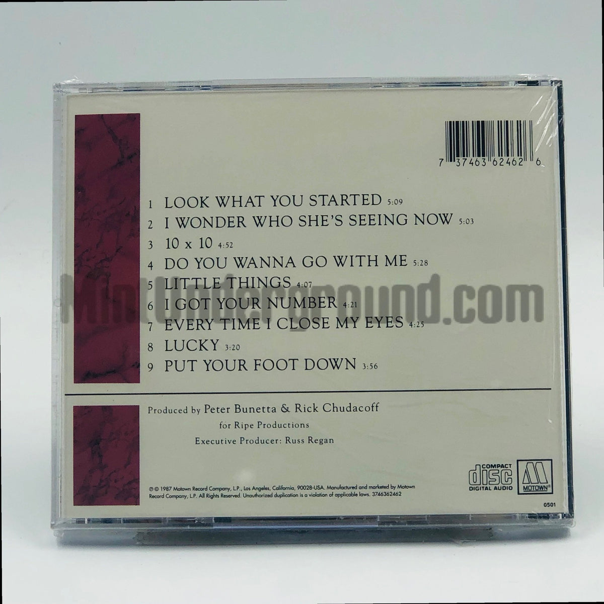 The Temptations – Together Again CD, back cover