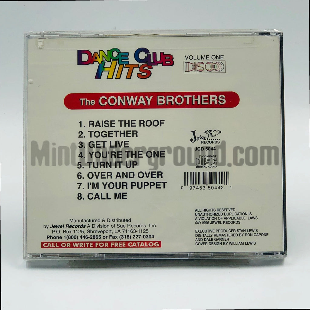 The Conway Brothers – Dance Club Hits Vol. 1 CD, back cover