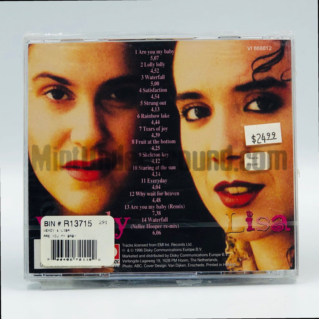Wendy & Lisa – Are You My Baby CD, back cover