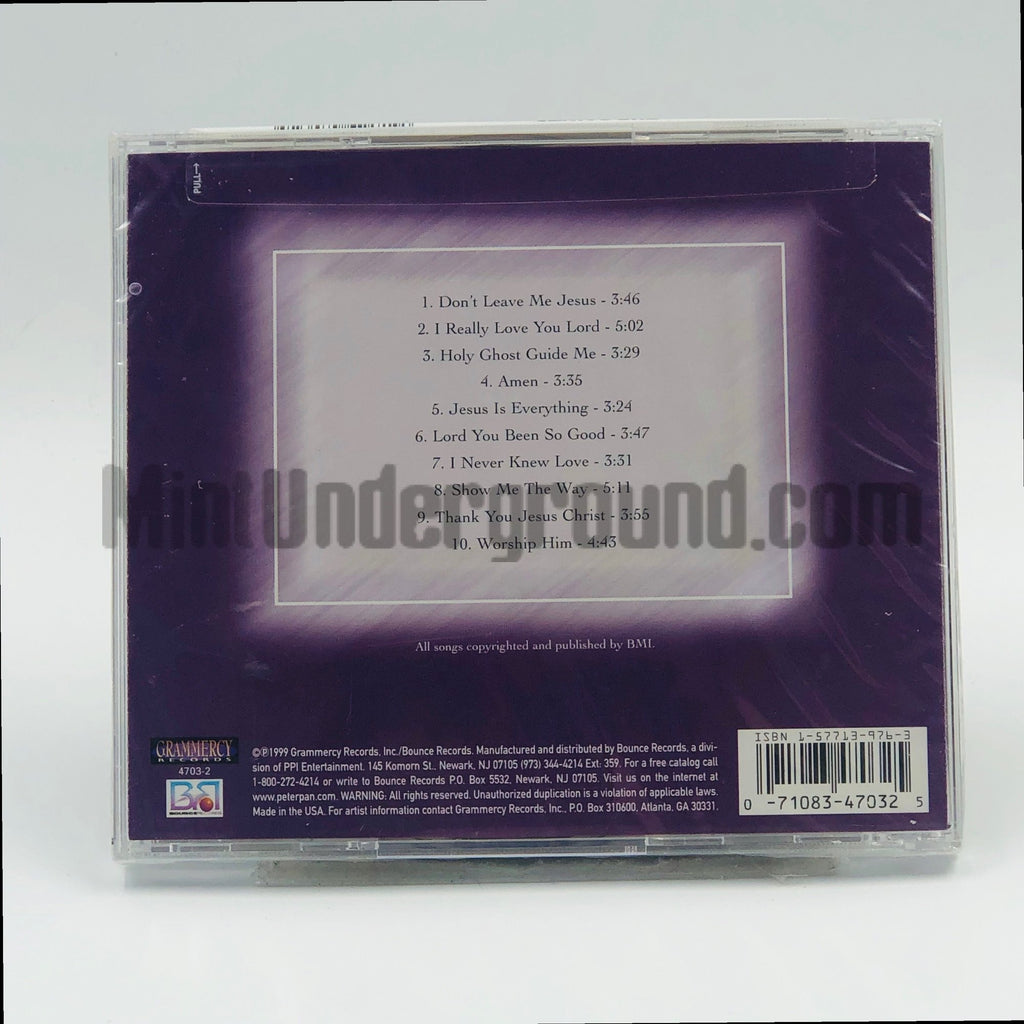 The Saints featuring Charlie Brown – I Really Love You Lord CD, back cover
