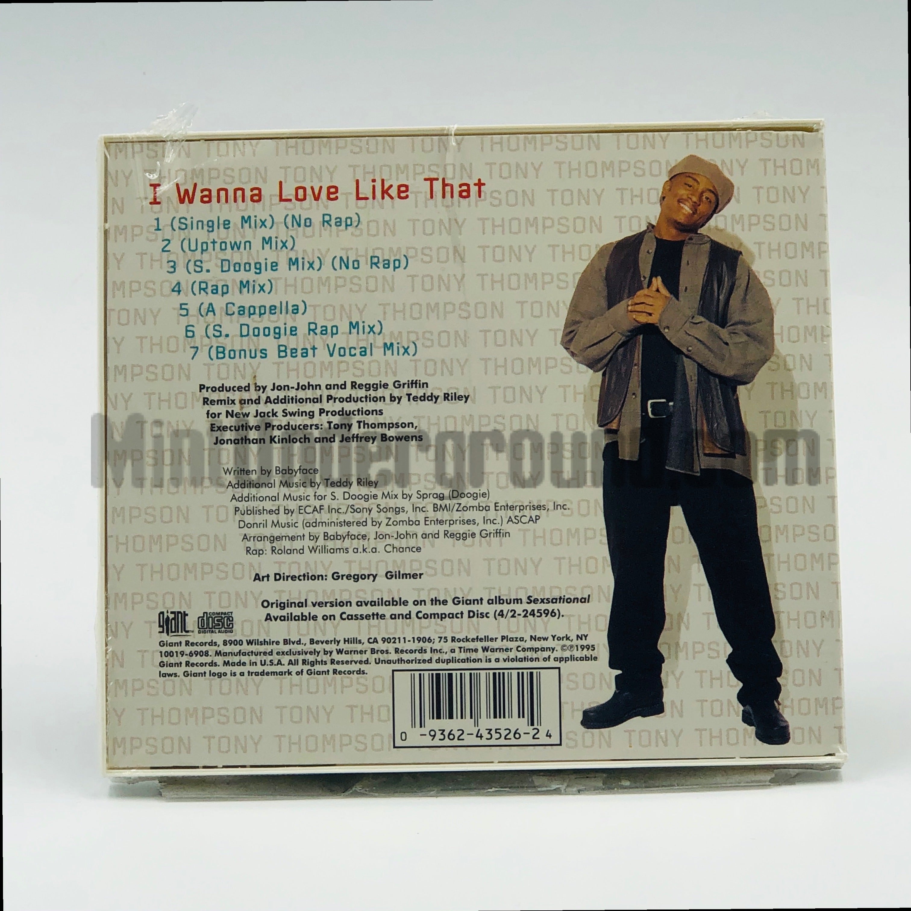Tony Thompson / I Wanna Love Like That (12 Inch) - Vinyl