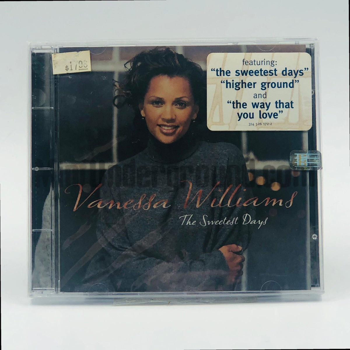 Vanessa Williams – The Sweetest Days CD, front cover