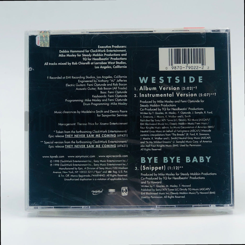 TQ – Westside CD Single, back cover