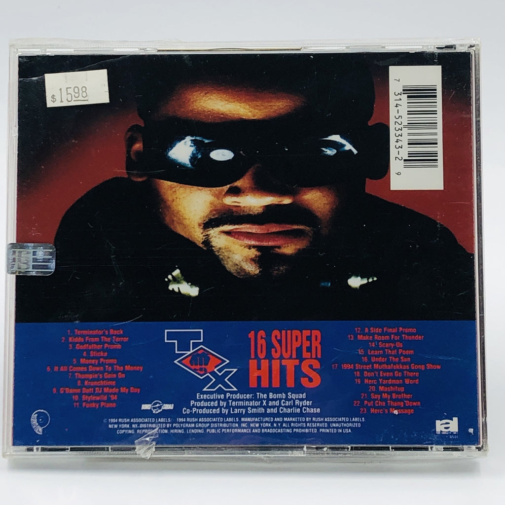 Terminator X and The Godfathers Of Threatt – Super Bad CD, back cover