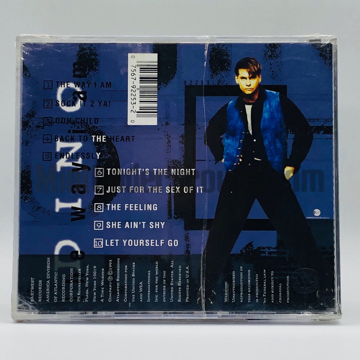 Dino – The Way I Am CD, back cover