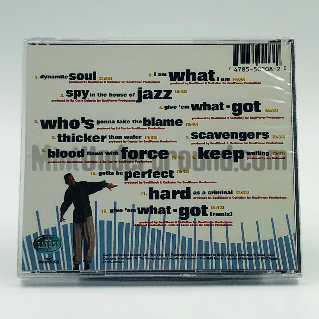 YB – I Am What I Am CD, back cover