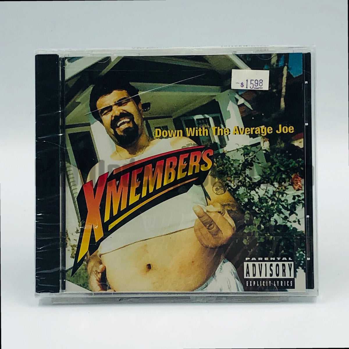 X Members – Down With The Average Joe CD, front cover