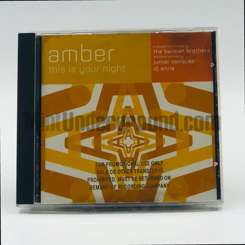 Amber: This Is Your Night: CD Single