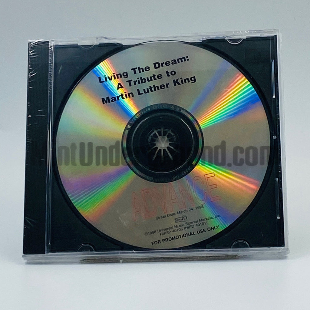 Various Artists – Living The Dream: A Tribute To Martin Luther King CD, front cover