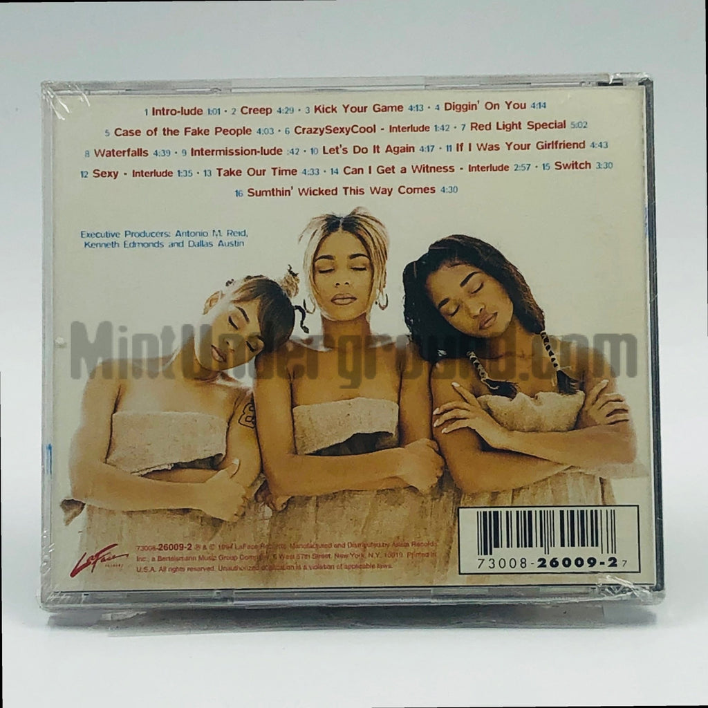 TLC – Crazy Sexy Cool CD, back cover