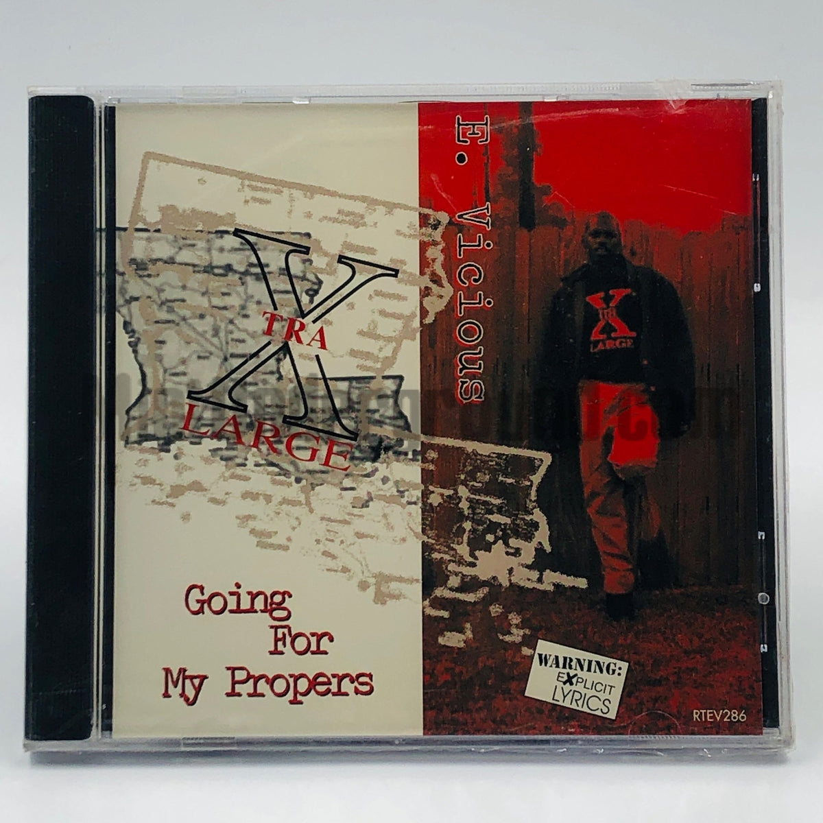 Xtra Large/E. Vicious – Going For My Propers CD, front cover