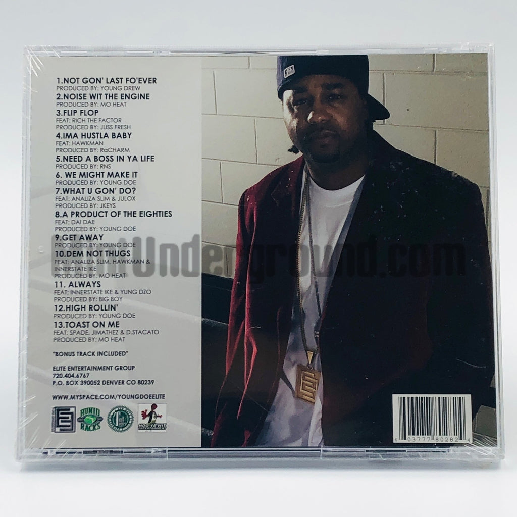 Young Doe Is Charles Truth – A Product Of The Eighties CD, back cover