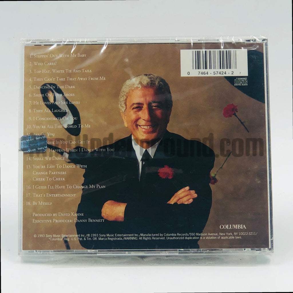 Tony Bennett – Steppin' Out CD, back cover