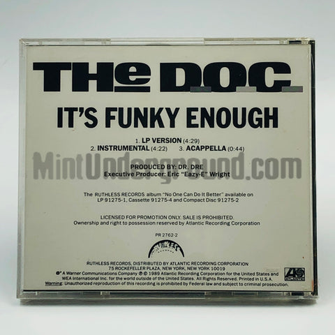 The D.O.C./The DOC: It's Funky Enough: CD Single