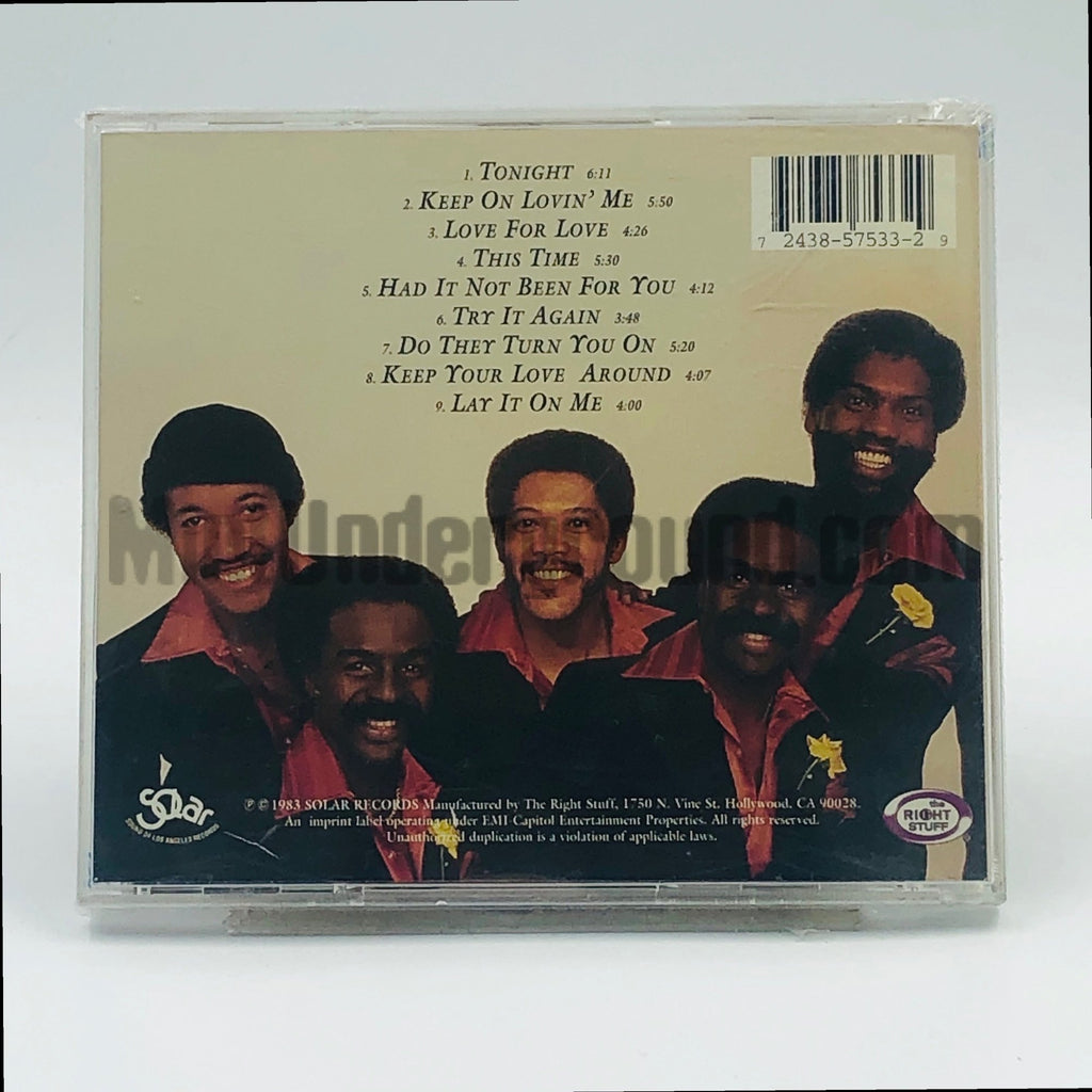 The Whispers – Love For Love CD, back cover