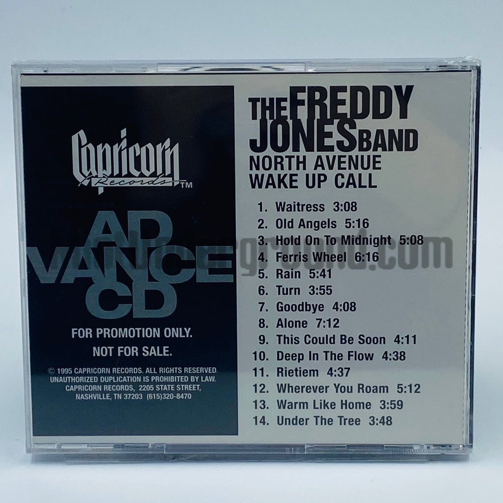 The Freddy Jones Band – North Avenue Wake Up Call CD, back cover