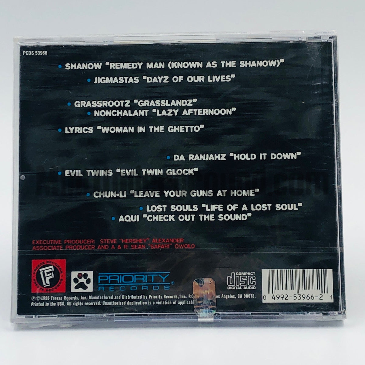Various Artists – Blackmarket: Unreleased CD, back cover