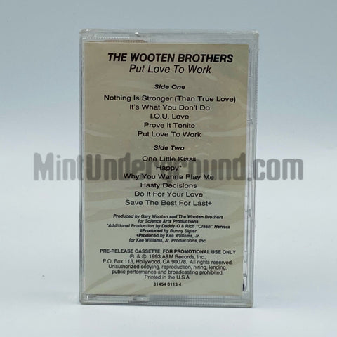 The Wooten Brothers: Put Love To Work: Cassette