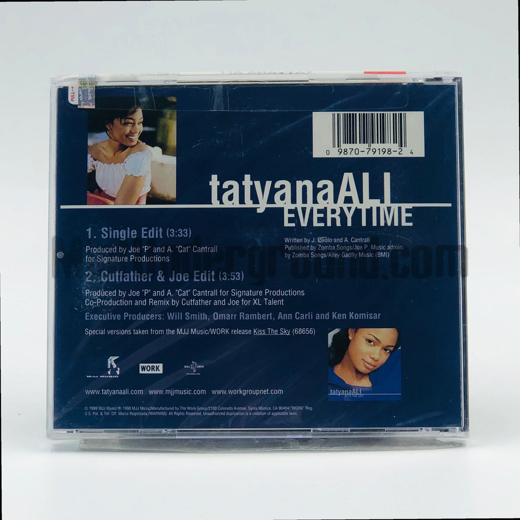 Tatyana Ali – Everytime CD Single, back cover