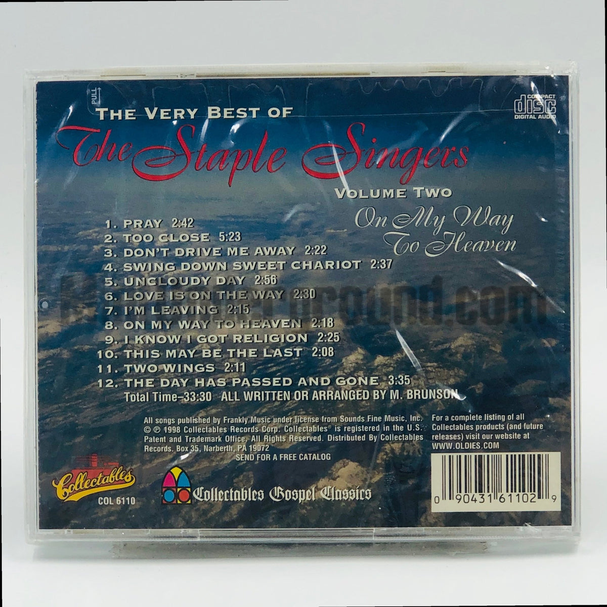 The Staple Singers – The Very Best Of The Staple Singers Volume Two CD, back cover