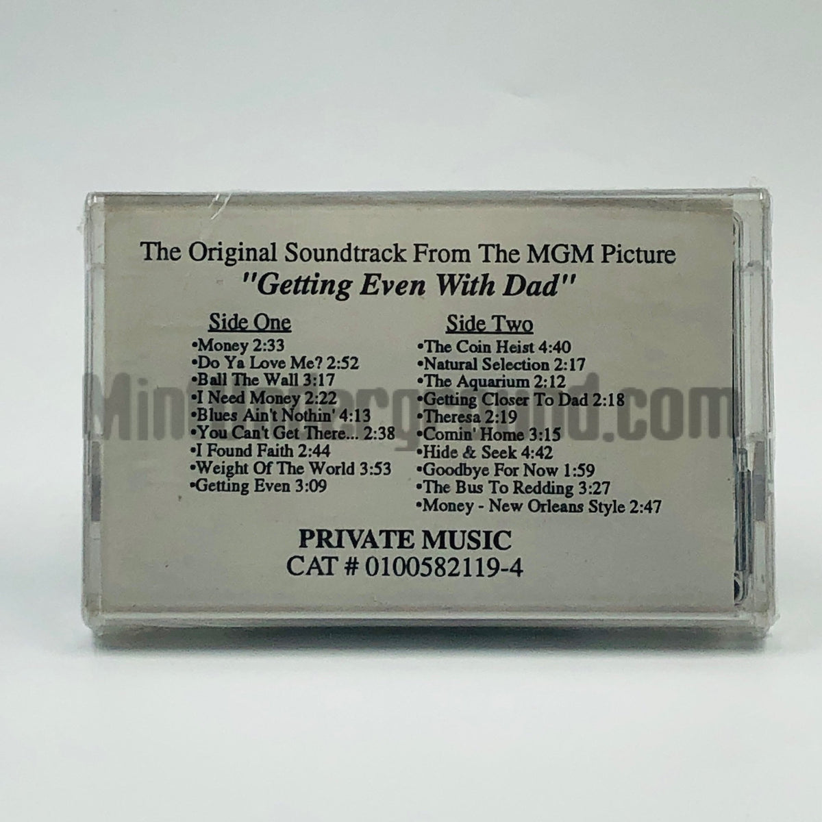 Various Artists – Getting Even With Dad: The Original Soundtrack From MGM Picture Cassette, front cover