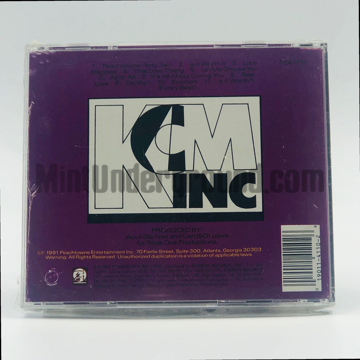 K.C.M./KCM – Doing It Funky Smooth CD, back cover