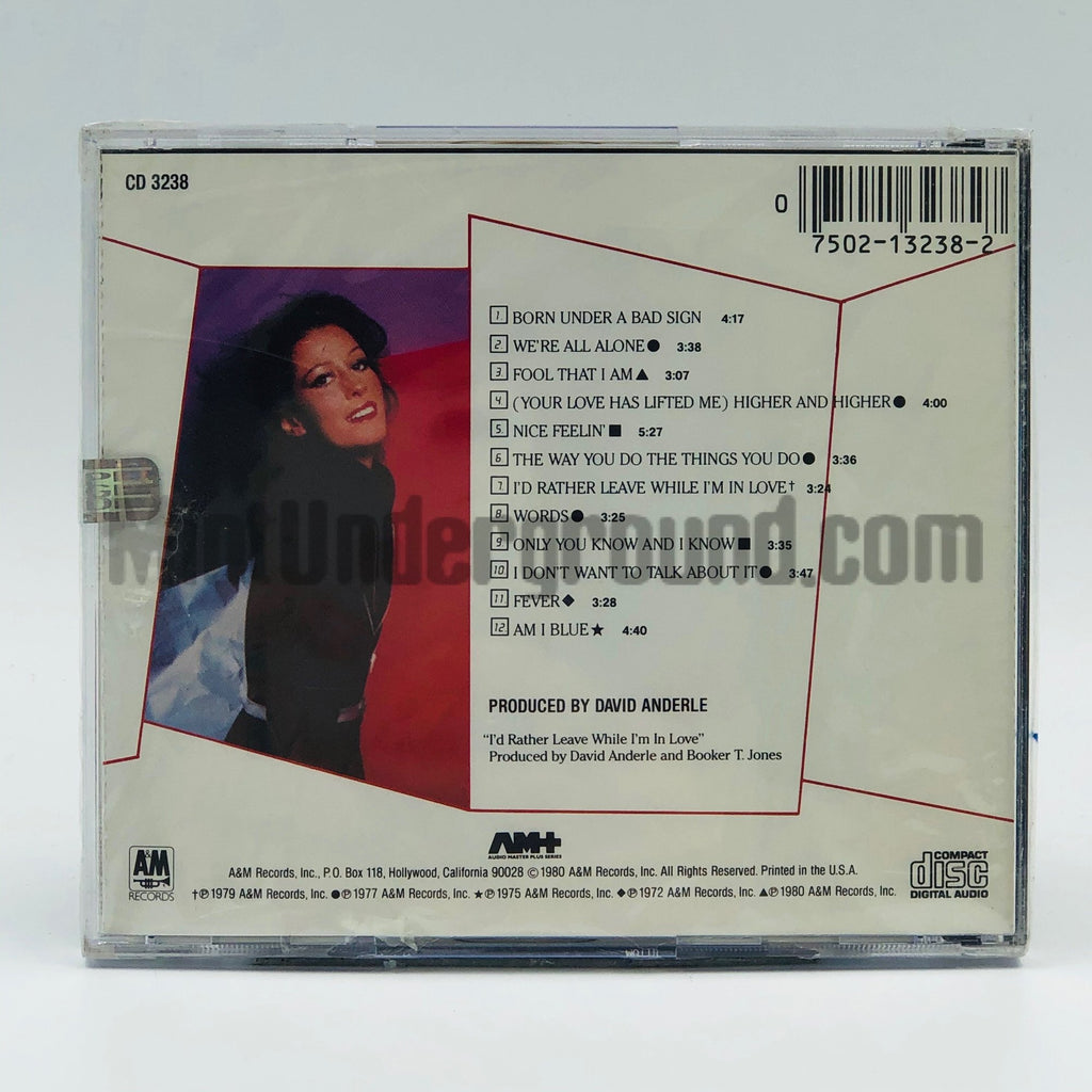 Rita Coolidge – Greatest Hits CD, back cover
