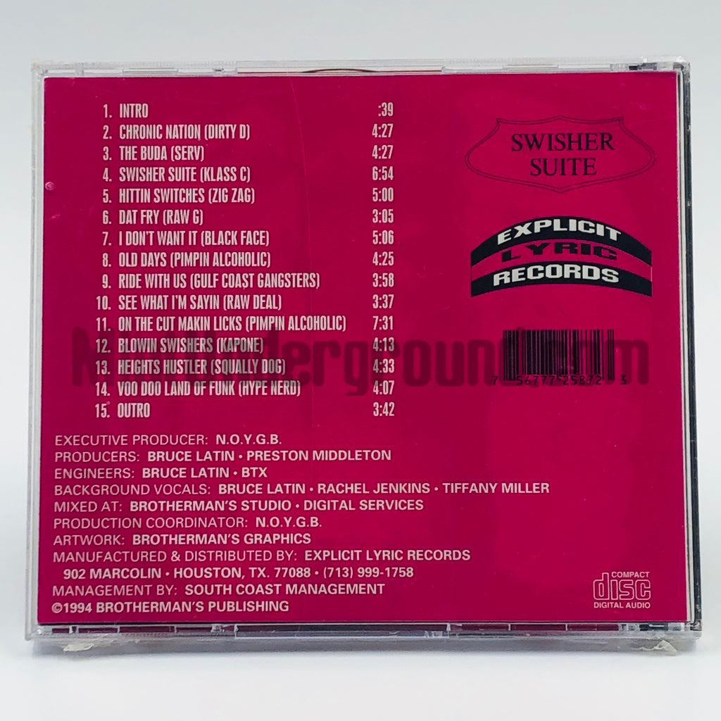 Explicit Note Album Various Artists: Explicit Lyric Records: Swisher Suite: CD – Mint ...