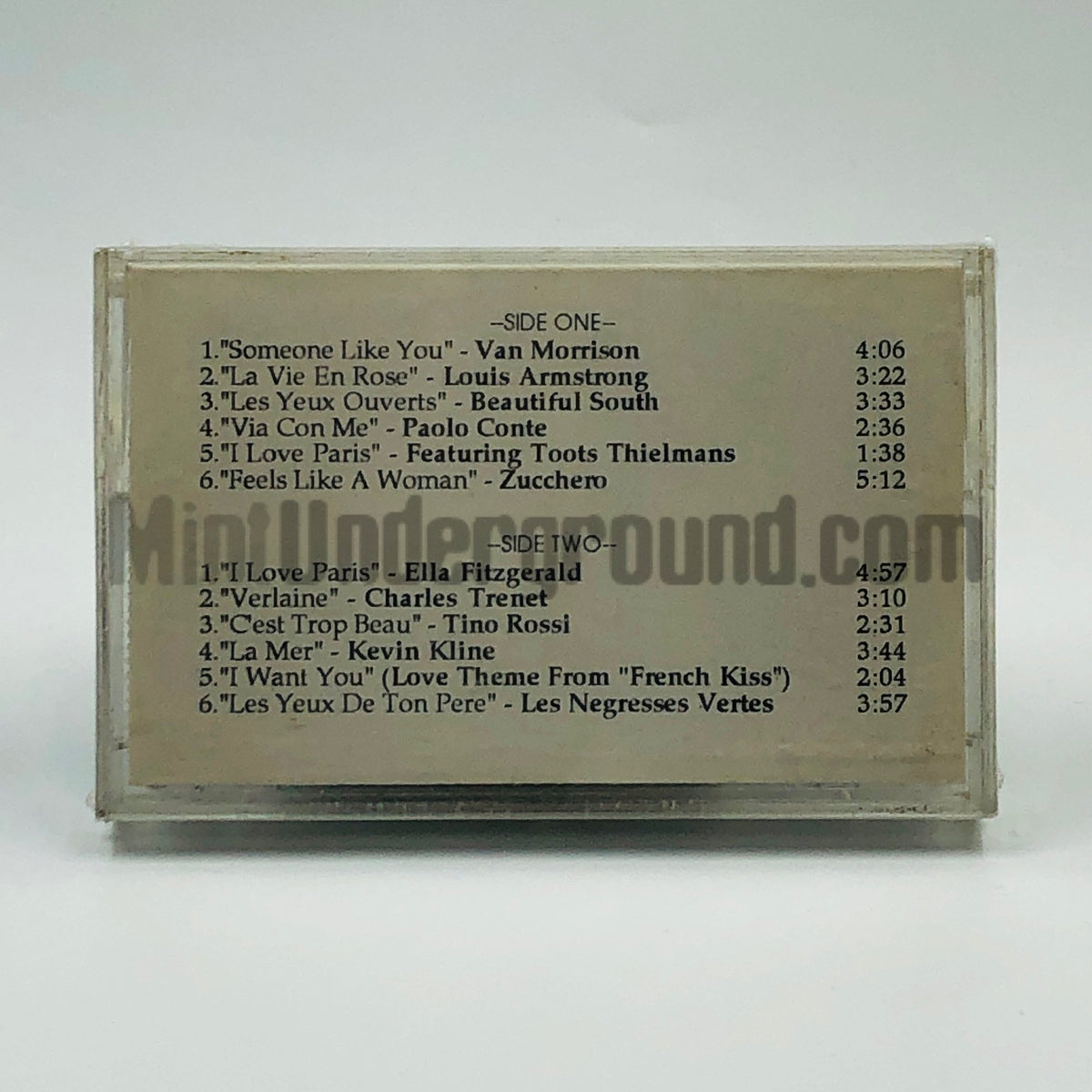 Various Artists – French Kiss: Original Motion Picture Soundtrack Cassette, front cover