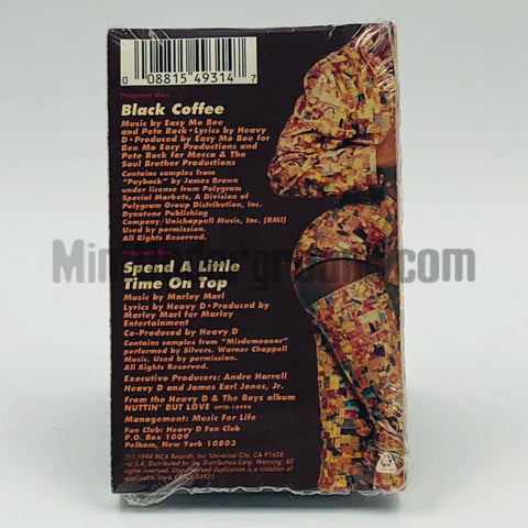 Heavy D & The Boyz: Black Coffee/Spend A Little Time On Top: Cassette Single