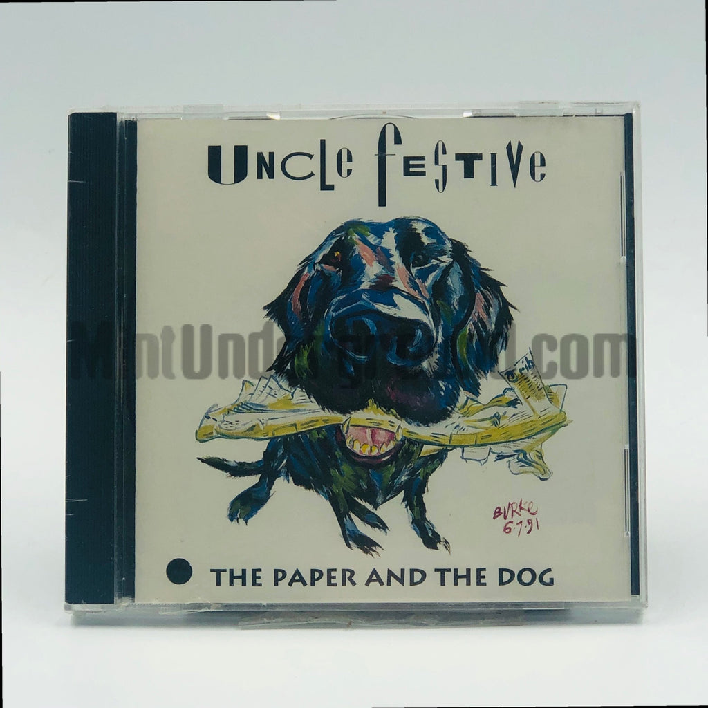 Uncle Festive – The Paper And The Dog CD, front cover