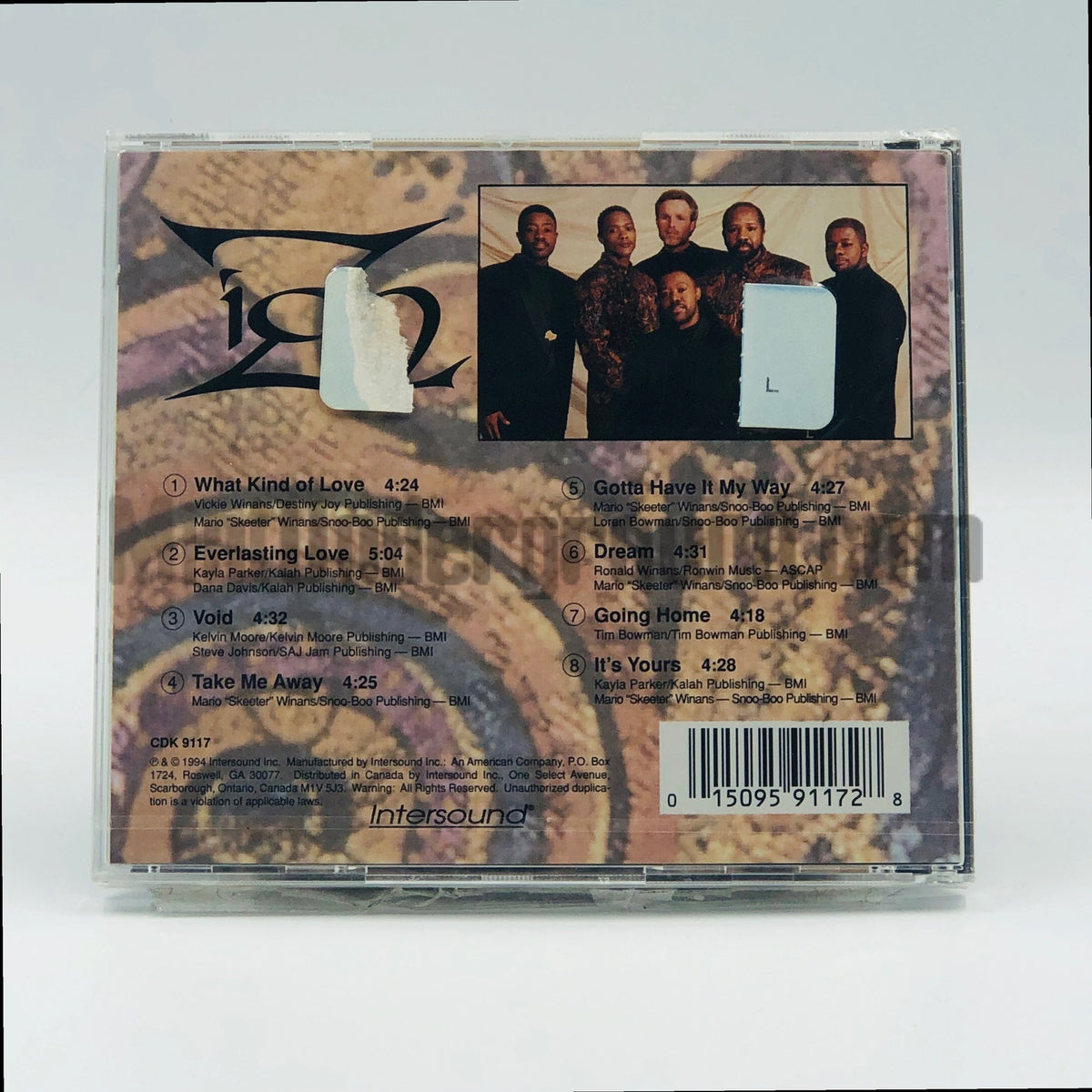 Zion – Zion CD, back cover