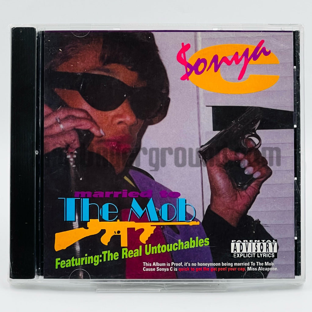 Sonya C – Married To The Mob CD, front cover