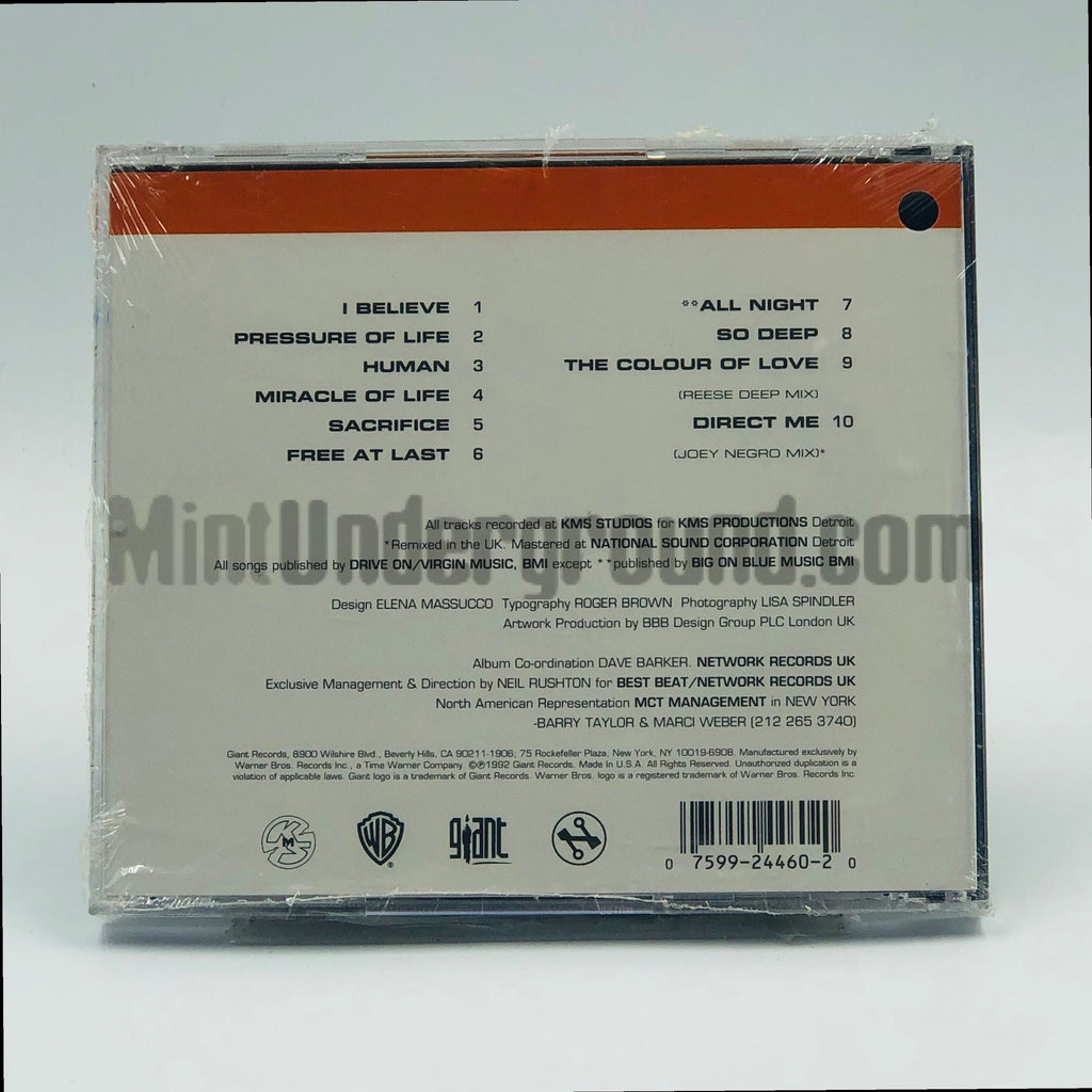 The Reese Project – Faith Hope And Clarity CD, back cover