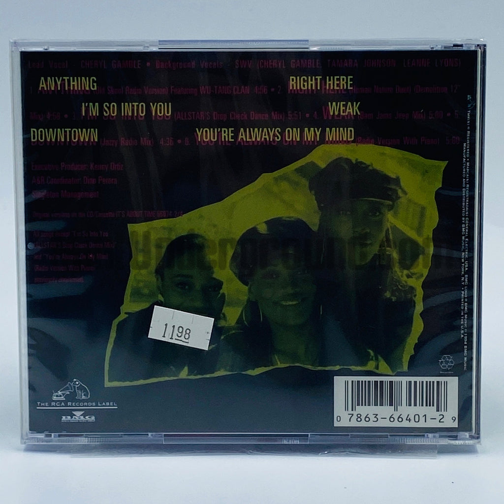 SWV (Sisters With Voices) – The Remixes CD, back cover