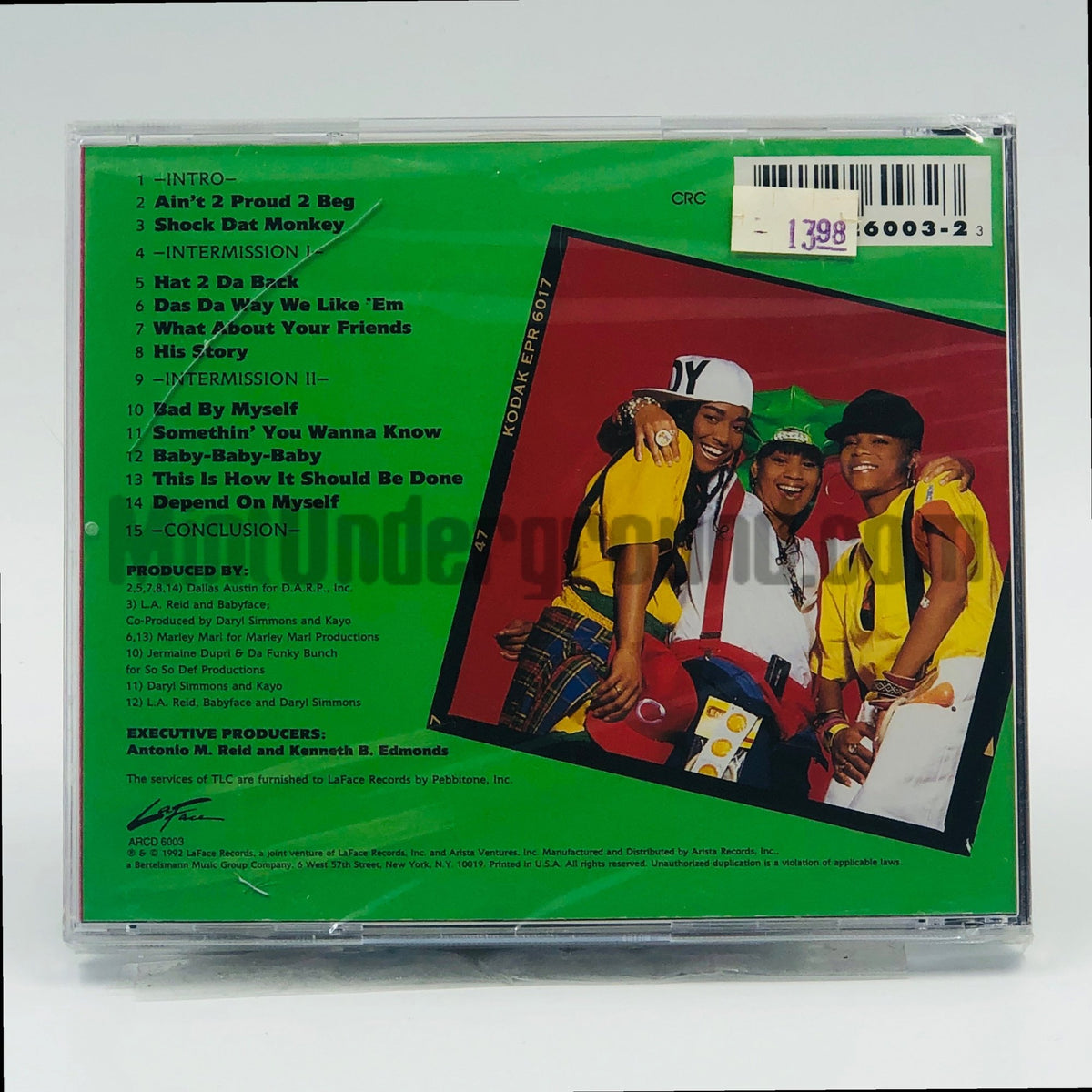TLC – Ooooooohhh... On The TLC Tip CD, back cover