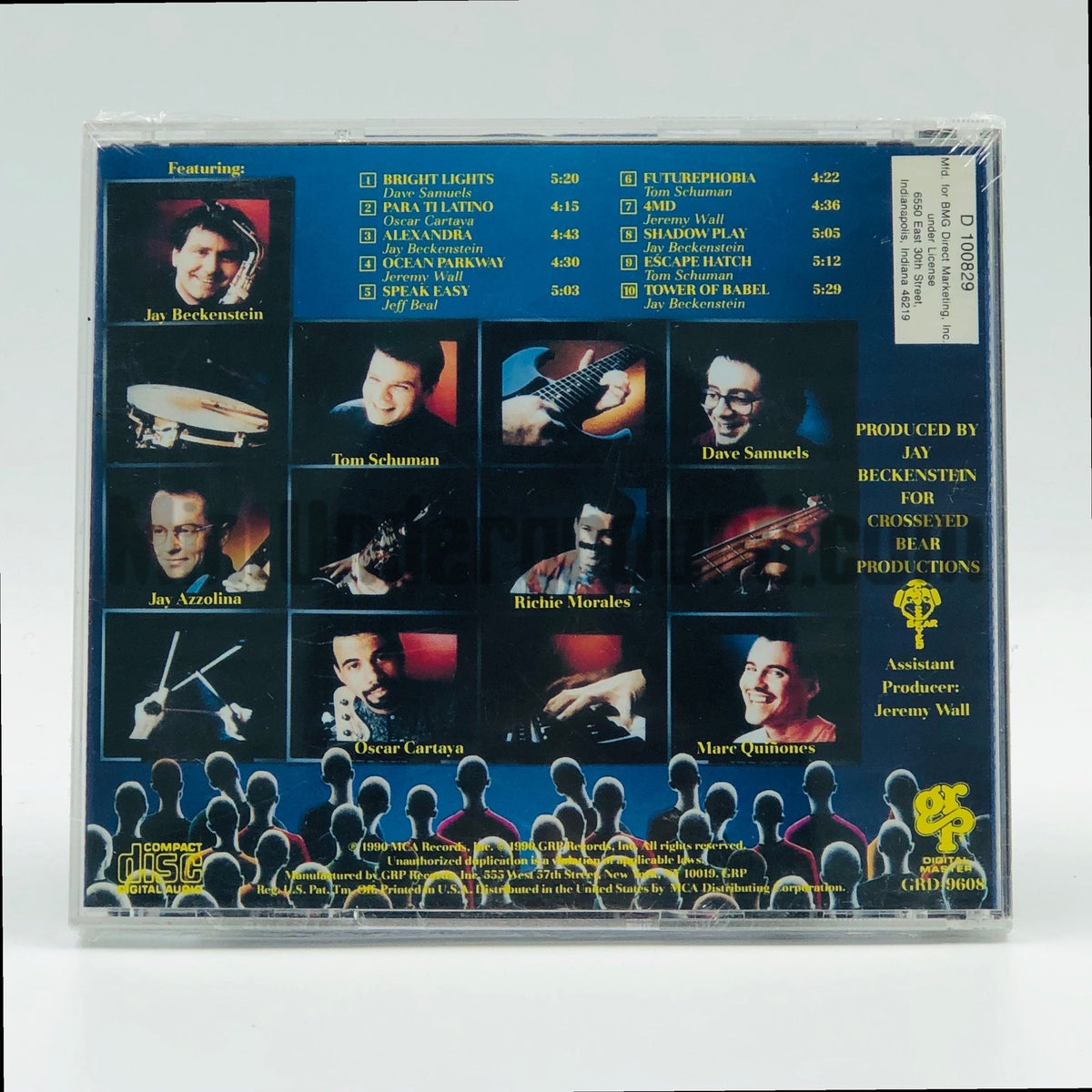 Spyro Gyra – Fast Forward CD, back cover