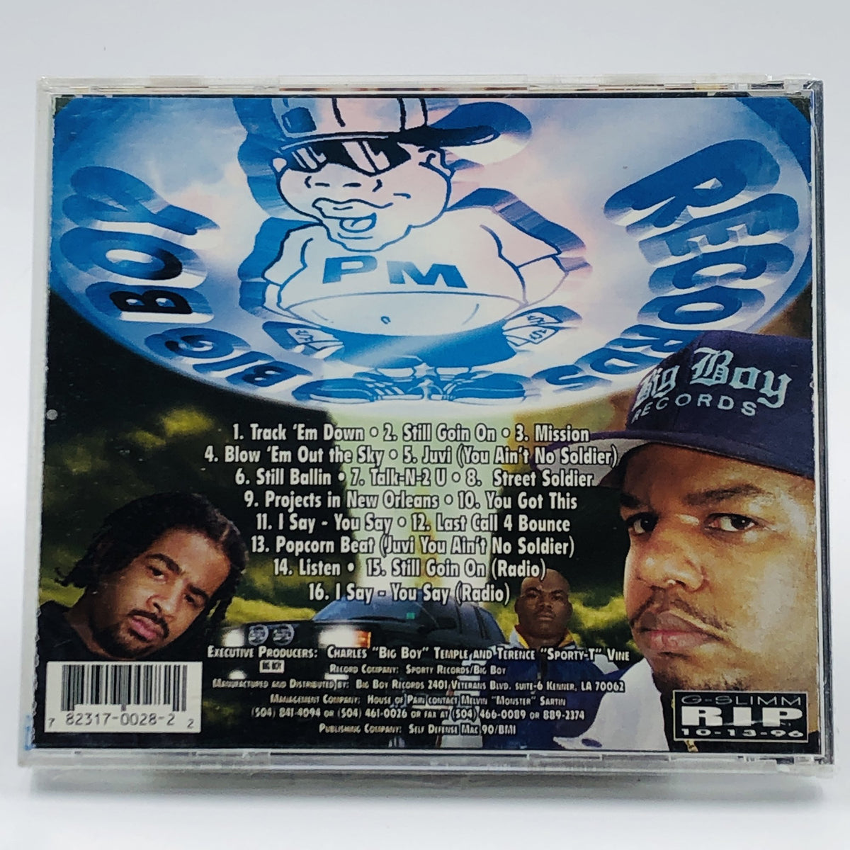 Sporty-T/Sporty T – Street Soldier CD, back cover