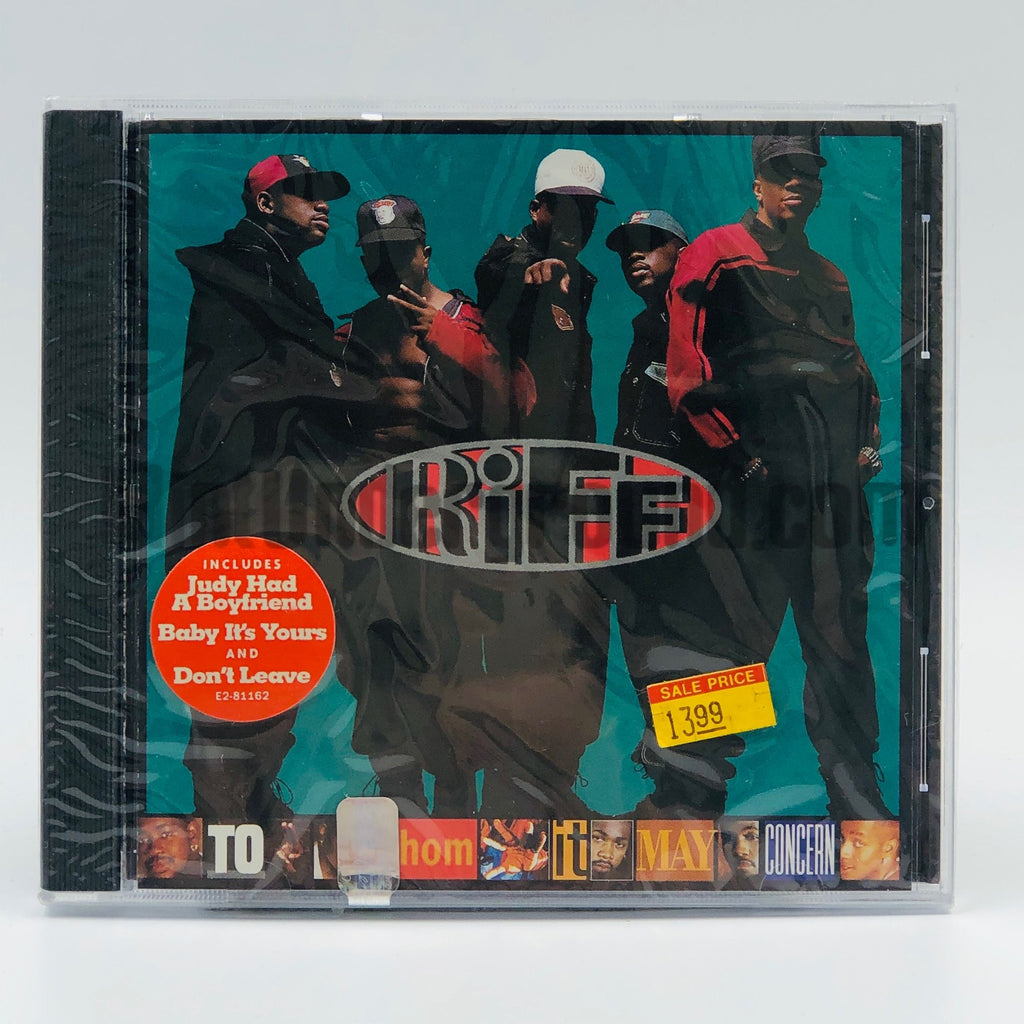 Riff – To Whom It May Concern CD, front cover