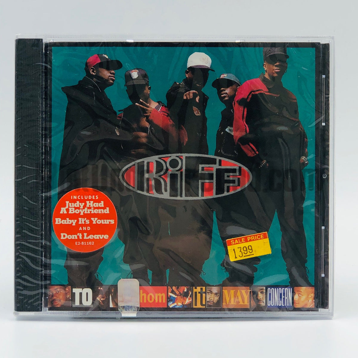 Riff – To Whom It May Concern CD, front cover