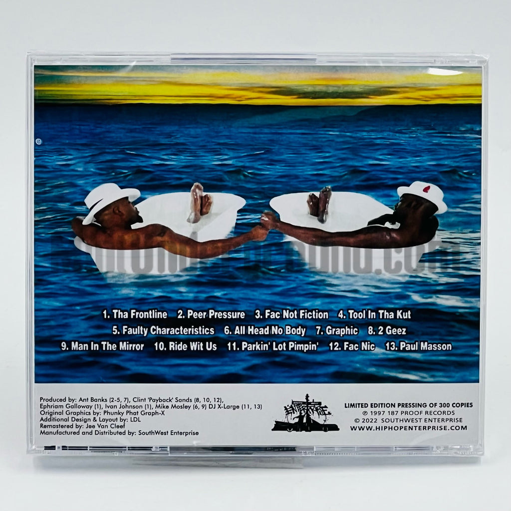 187 Fac – Fac Not Fiction CD, back cover