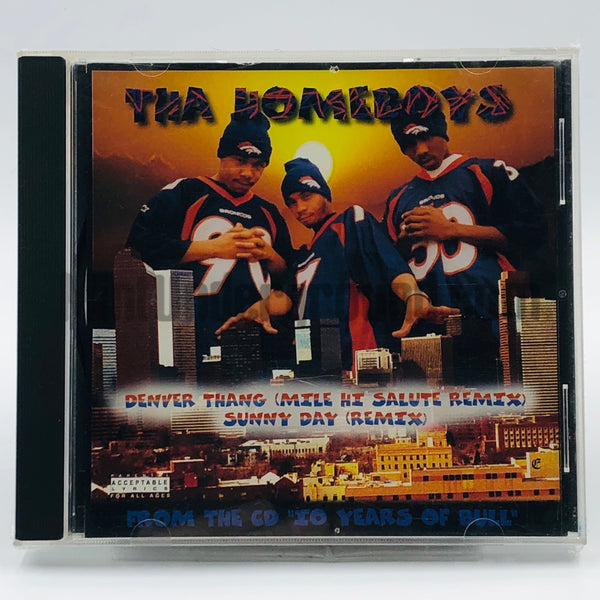Tha Homeboys: Denver Thang (Miles Hi Salute Remix)/Sunny Day (Remix): CD Single Tha Homeboys: Denver Thang (Miles Hi Salute Remix)/Sunny Day (Remix): CD Single