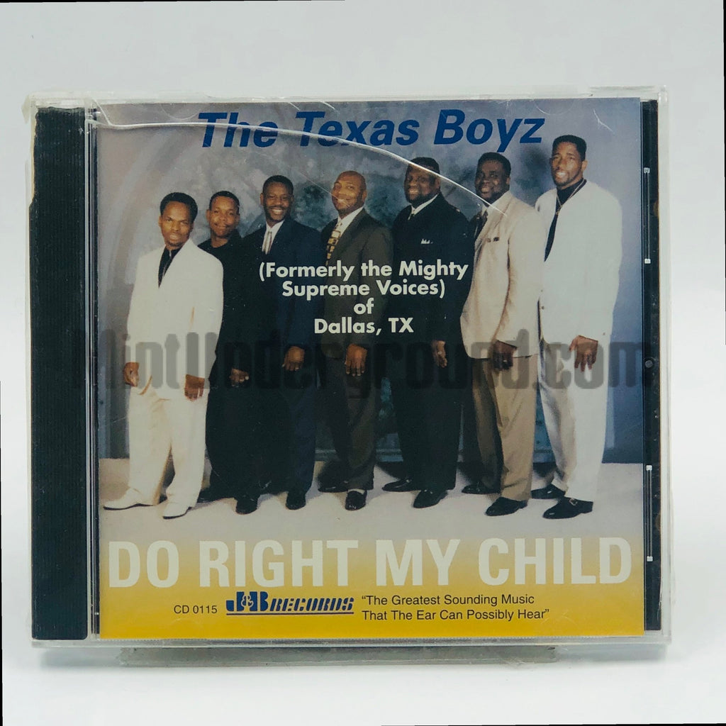 The Texas Boyz – Do Right My Child CD, front cover
