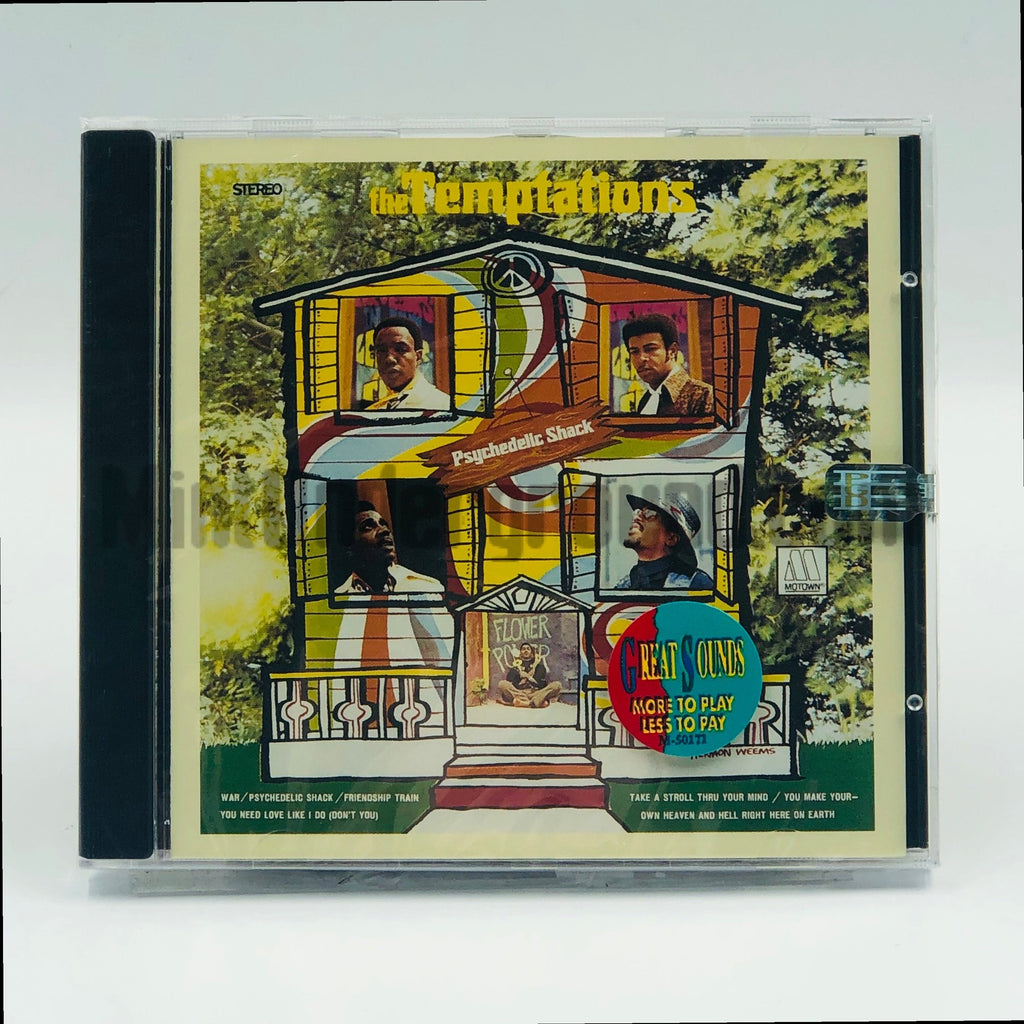 The Temptations – Psychedelic Shack CD, front cover